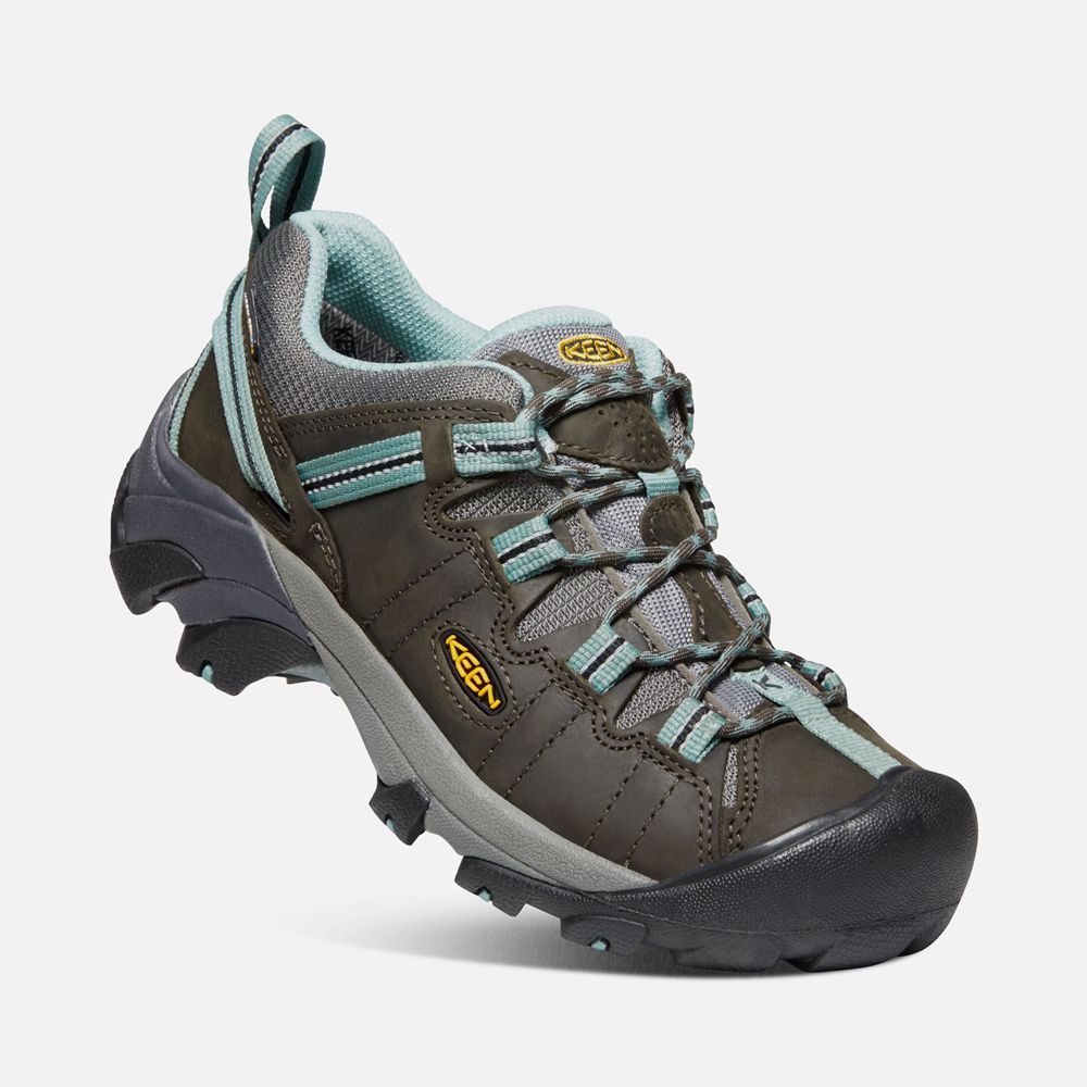 Keen Wandelschoenen Dames Olijfgroen/Zwart - Targhee Ii Waterproof - 34615-QDYS